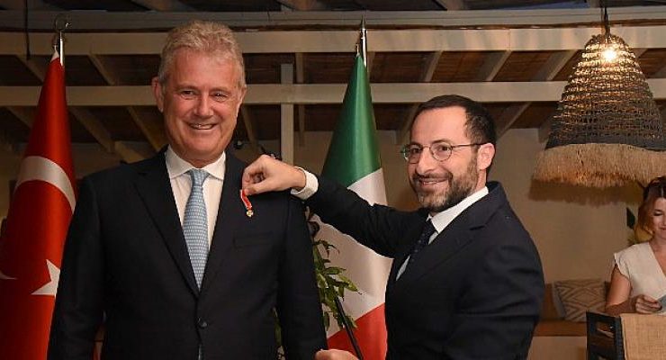 Özgener’e İtalya Devlet Nişanı verildi